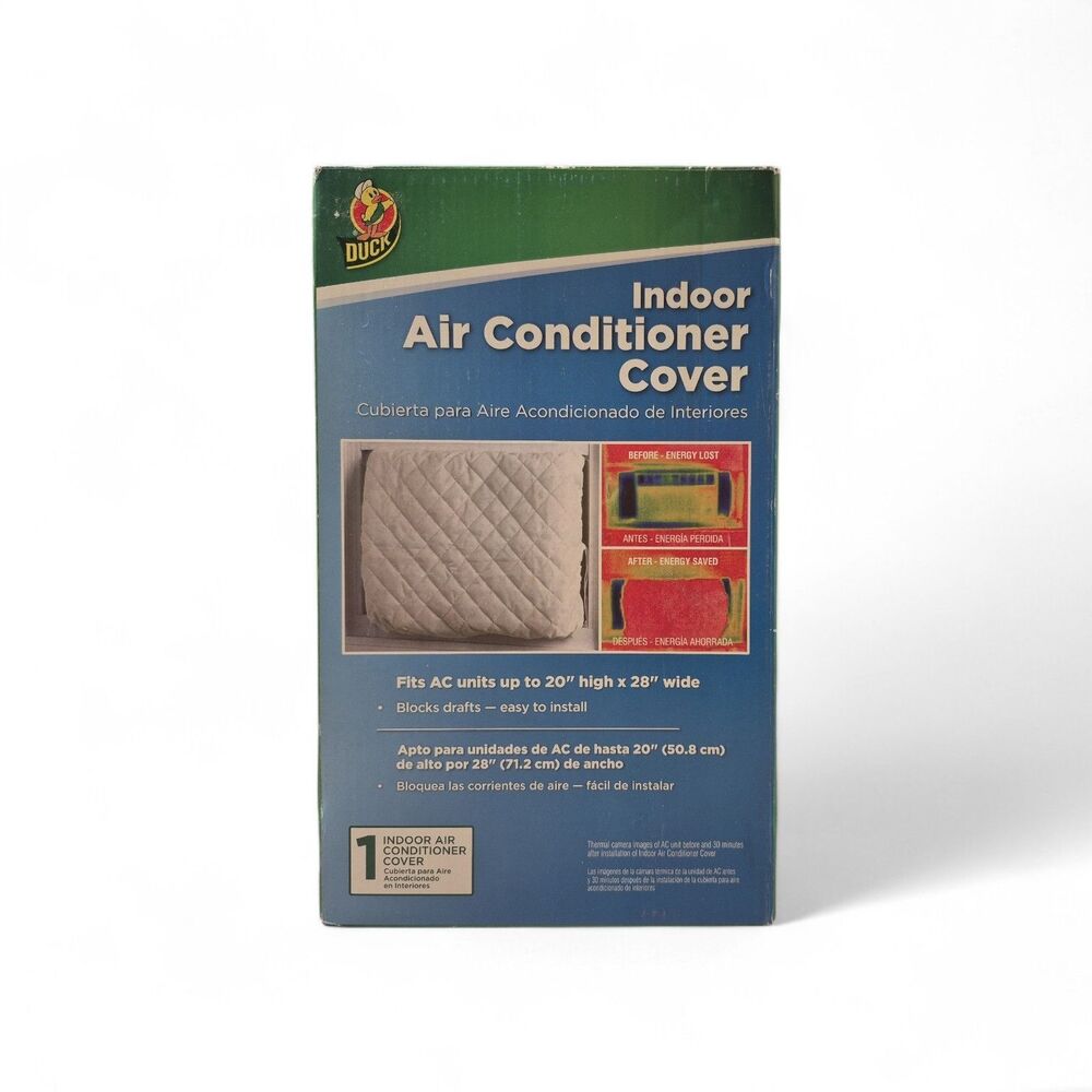 284430 Duck® Brand Indoor Air Conditioner Cover - White, 20 in. x 28 in.